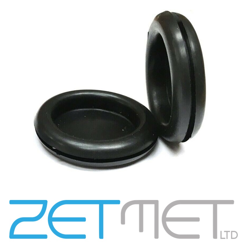 25mm CLOSED BLIND GROMMET Wiring Rubber Grometts Electrical Electricians Cable 