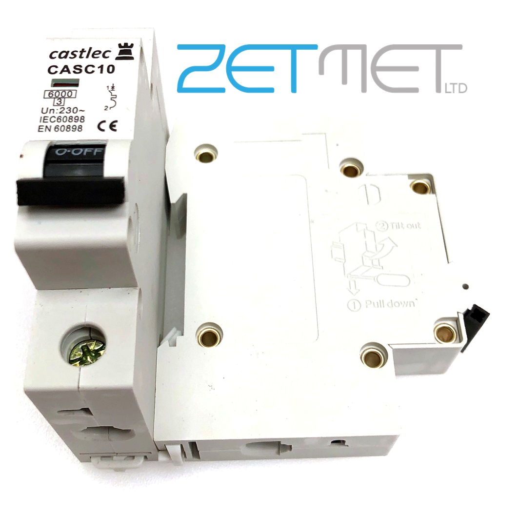 CTI ZB45 45 Amp Type B Single Pole 230V 6kA B45 Miniature Circuit Breaker MCB 