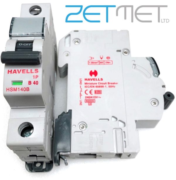 Havells HSL B16/32/40A Single Pole Type B Homesafe Circuit Breaker MCB