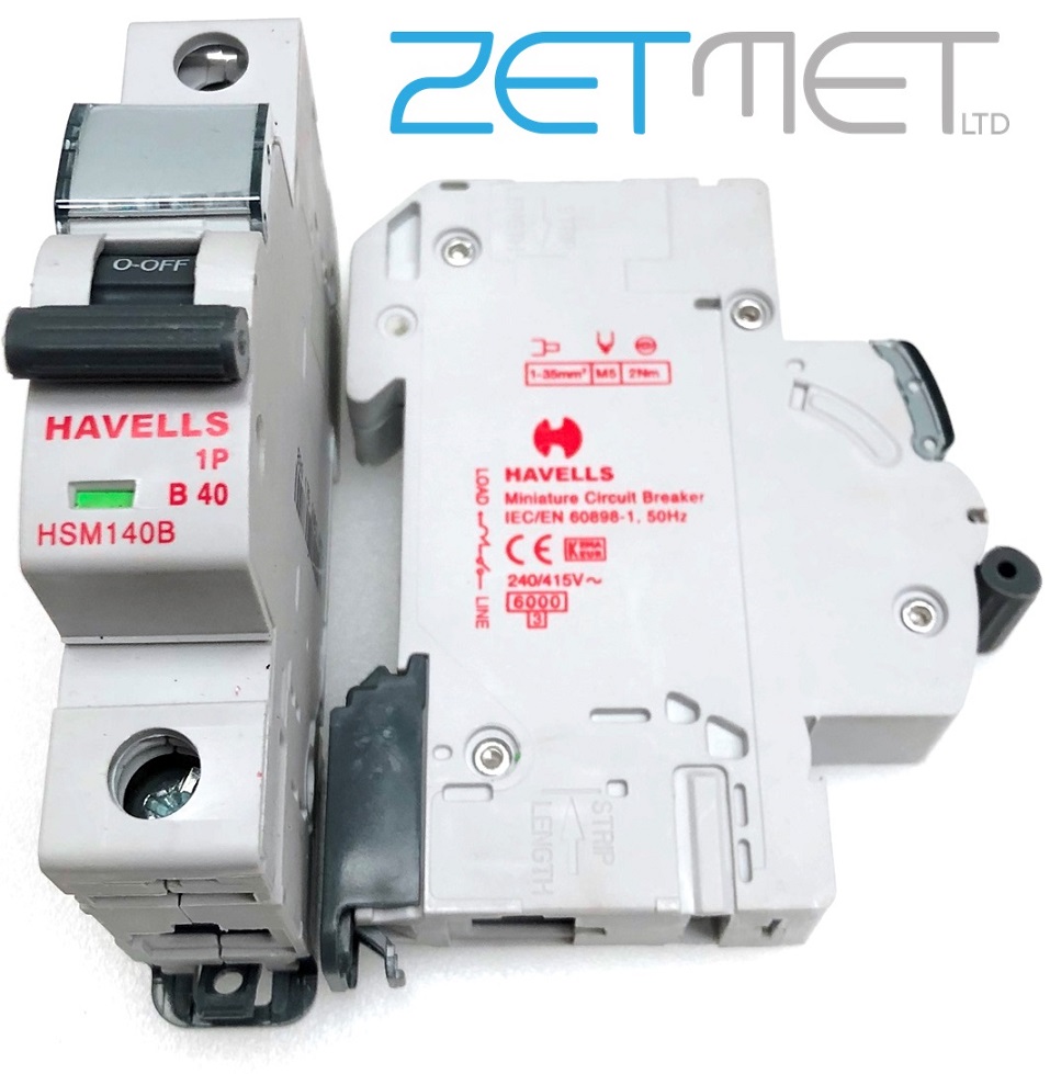 Havells Homesafe Pro Hsm B Single Pole Type B Ka V Miniature Circuit Breaker Mcb