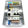 Metal Consumer Unit 6A + 32A RCD Inside Website