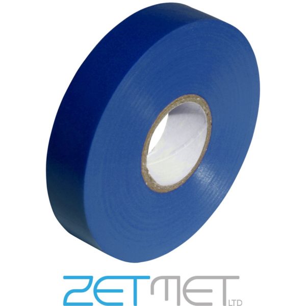 Blue PVC Insulation Tape 19mm x 33m Flame Retardant
