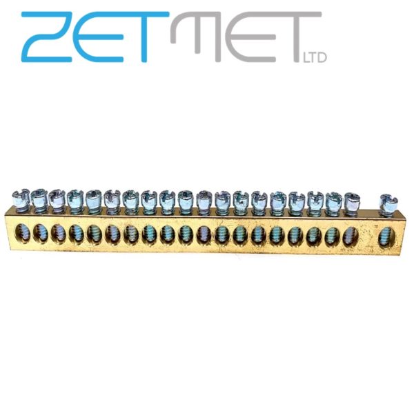 20 Way Metal Neutral Earthing Bar Strip