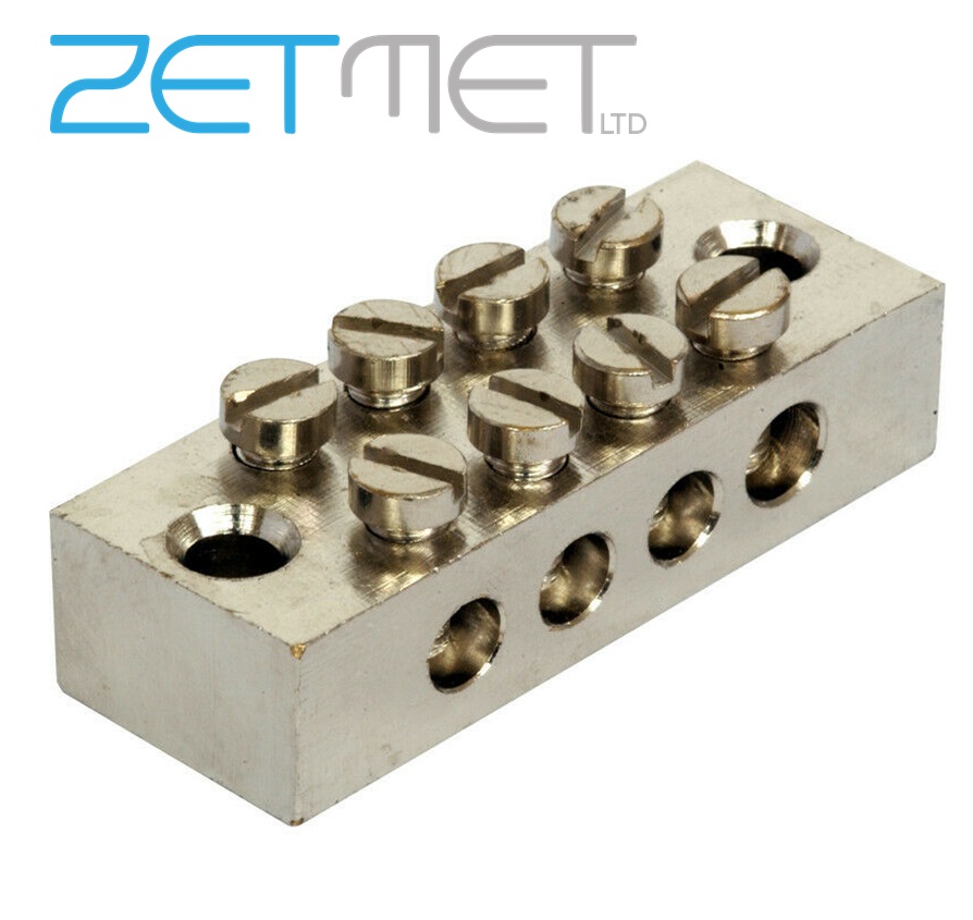 thumbnail image 2 of Switch Electronics 8-Way Earth Metal Terminal Block Connector (ETB8W) 2 of 6