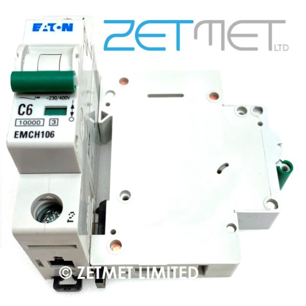 Eaton MEM EMCH106 6 Amp Single Pole Type C 10kA 230V Memshield 3 Circuit Breaker MCB