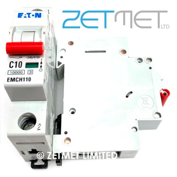 Eaton MEM EMCH110 10 Amp Single Pole Type C 10kA 230V Memshield 3 Circuit Breaker MCB