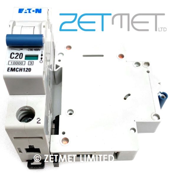 Eaton MEM EMCH120 20 Amp Single Pole Type C 10kA 230V Memshield 3 Circuit Breaker MCB