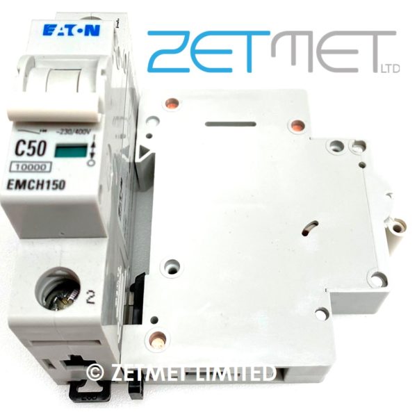 Eaton MEM EMCH150 50 Amp Single Pole Type C 10kA 230V Memshield 3 Circuit Breaker MCB