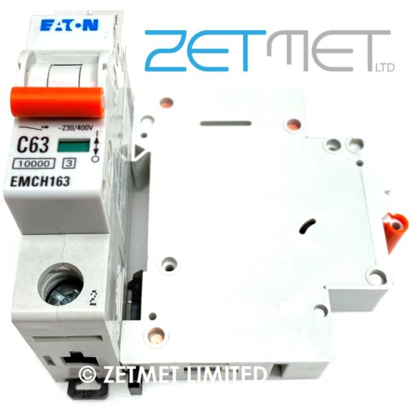 Eaton MEM EMCH163 63 Amp Single Pole Type C 10kA 230V Memshield 3 Circuit Breaker MCB