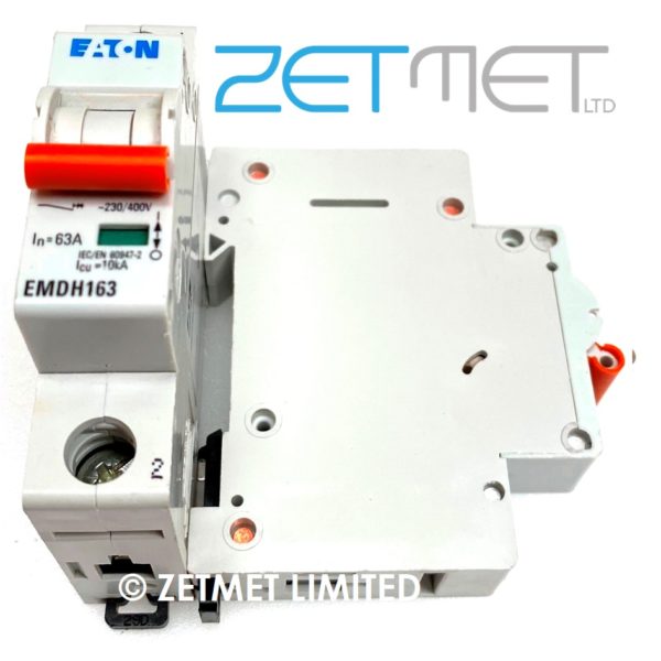 Eaton MEM EMDH163 63 Amp Single Pole Type D 10kA 230V Memshield 3 Circuit Breaker MCB
