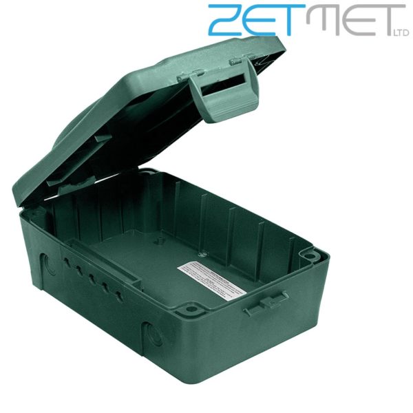 Masterplug Green IP54 Weatherproof Electrical Socket Junction Box
