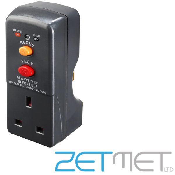 Masterplug ARCDKG Safety RCD Plug-In Single Socket Adaptor
