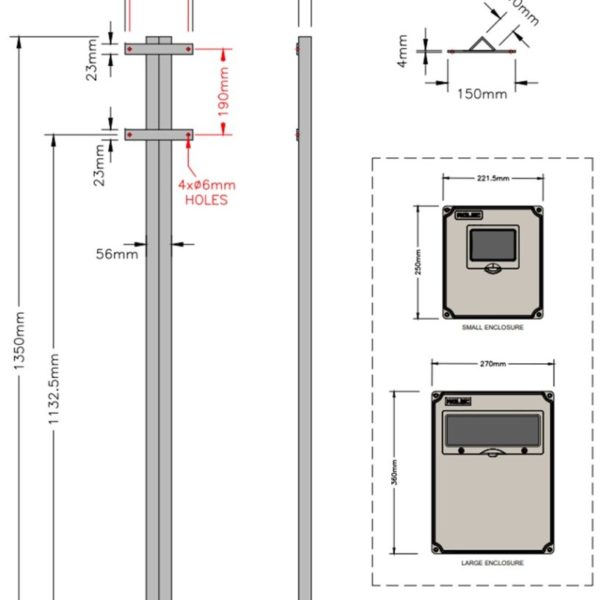 Ground Post Dimensions