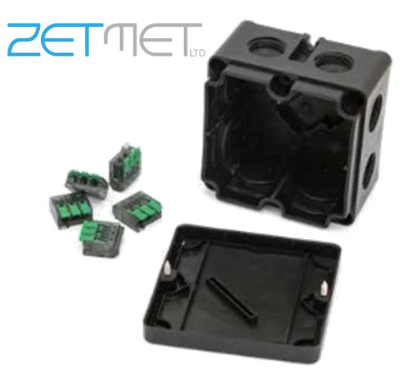 Hylec Debox 11 Weatherproof 32A Junction Box with 5x 3 Pole Wiring Connectors