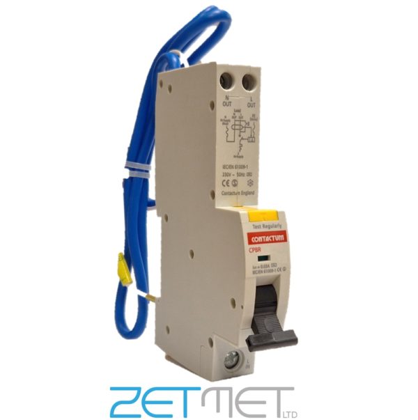 Contactum CPBR0610B 10 Amp Type B Single Pole 6kA 230V RCBO