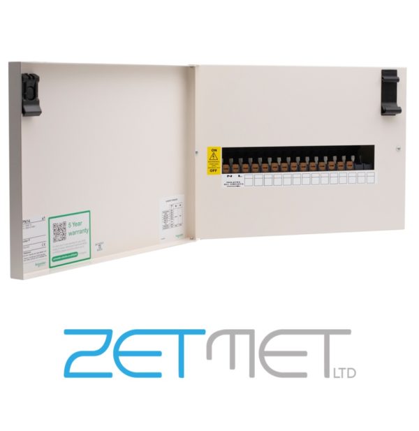 Schneider Acti 9 Isobar P SEA9APN14 125 Amp 14 Way SP+N PoN Distribution Board - Image 2