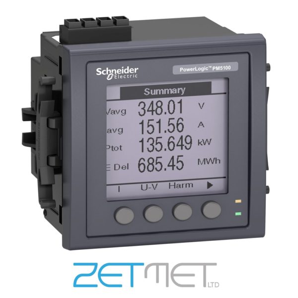Schneider METSEPM5110 Basic Power Meter PowerLogic PM5110 1DO Modbus