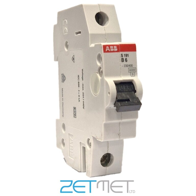 ABB S191-B6 6 Amp Single Pole Type B 6kA 230V System Pro M Compact ...