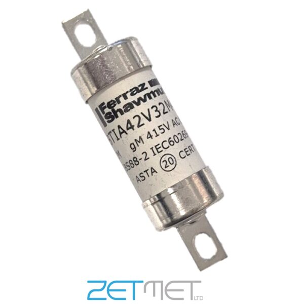 Ferraz Shawmut BTIA42V32M40 32 Amp gM 415V 80kA BS88 TIA32M40 Industrial Motor Rated A2 HRC Fuse