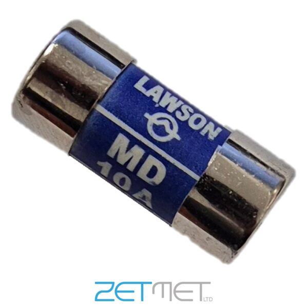 Lawson MD10 10 Amp gG 415V 80kA BS88 Cylindrical HRC Fuse