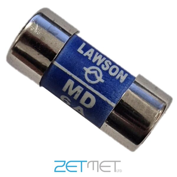 Lawson MD6 6 Amp gG 415V 80kA BS88 Cylindrical HRC Fuse