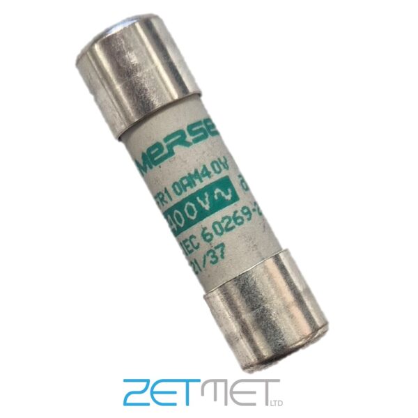 Mersen FR10AM40V25 25 Amp aM 400V 120kA 10x38mm Cylindrical Motor Rated HRC Fuse (G217172)