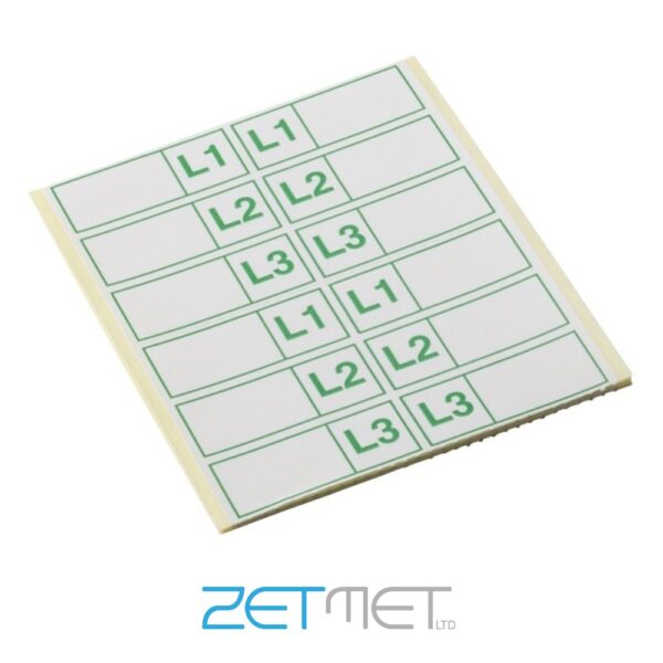 Schneider Acti 9 SEA9BNWL TP&N 24 Way Label Sheet