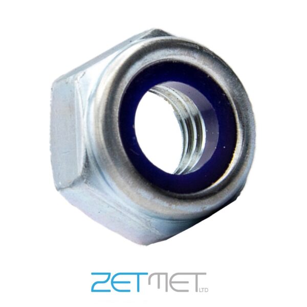 Zinc Plated Nyloc Nut Type T DIN 985