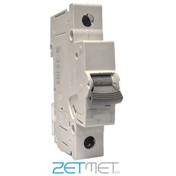 Dorman Smith K1PB06 6 Amp Single Pole Type B 10kA 240V Loadlimiter 63 Miniature Circuit Breaker MCB