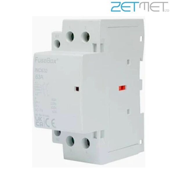 FuseBox INC632 63 Amp 2 Pole N/O Modular DIN Rail Contactor