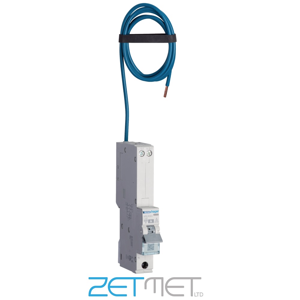 Hager ARL982U 32 Amp C Curve 1 Module 30mA 6kA Arc Fault Detection AFDD Type A LFL RCBO